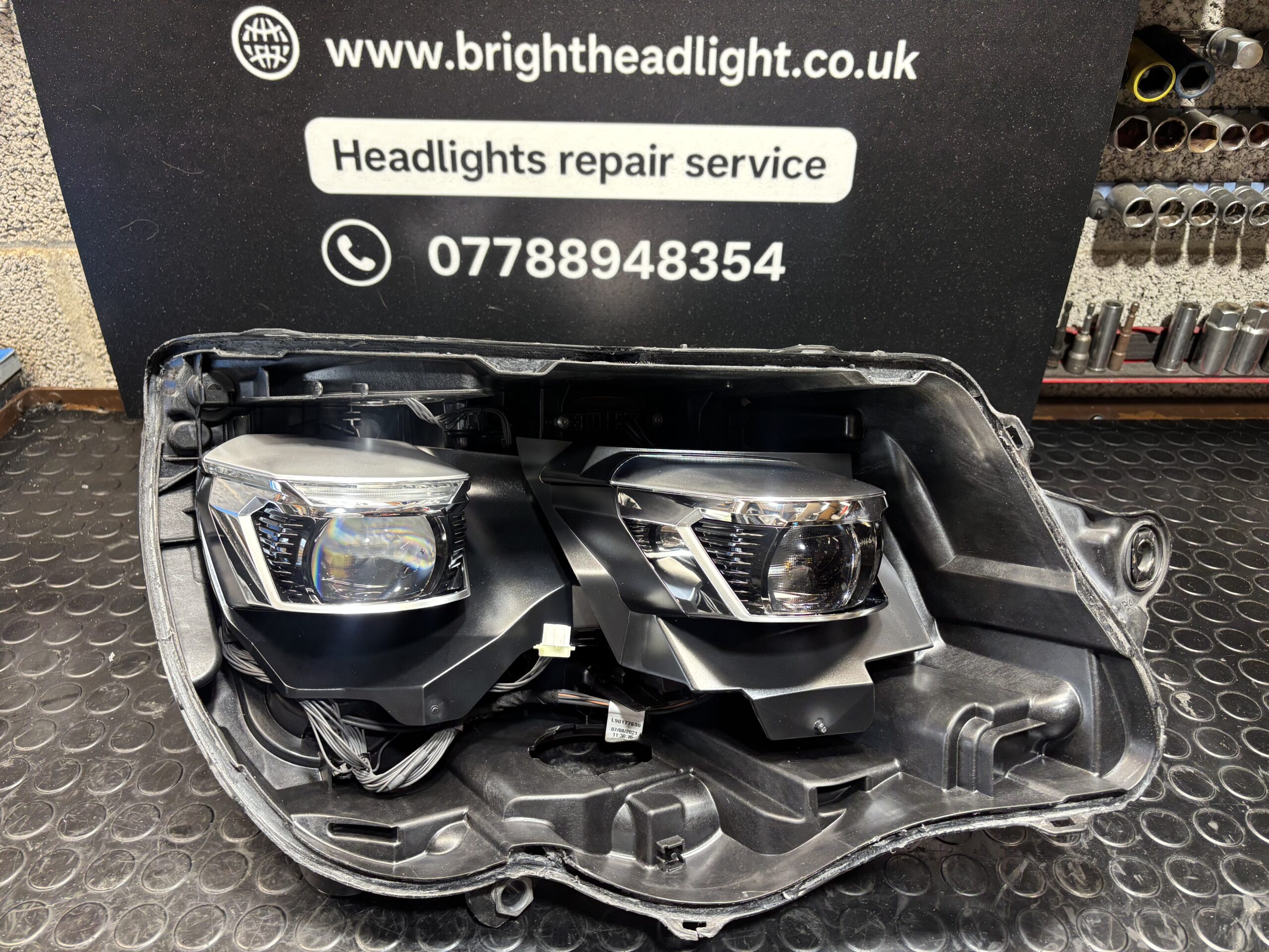 Volkswagen — Impact-Damaged Lens — opened