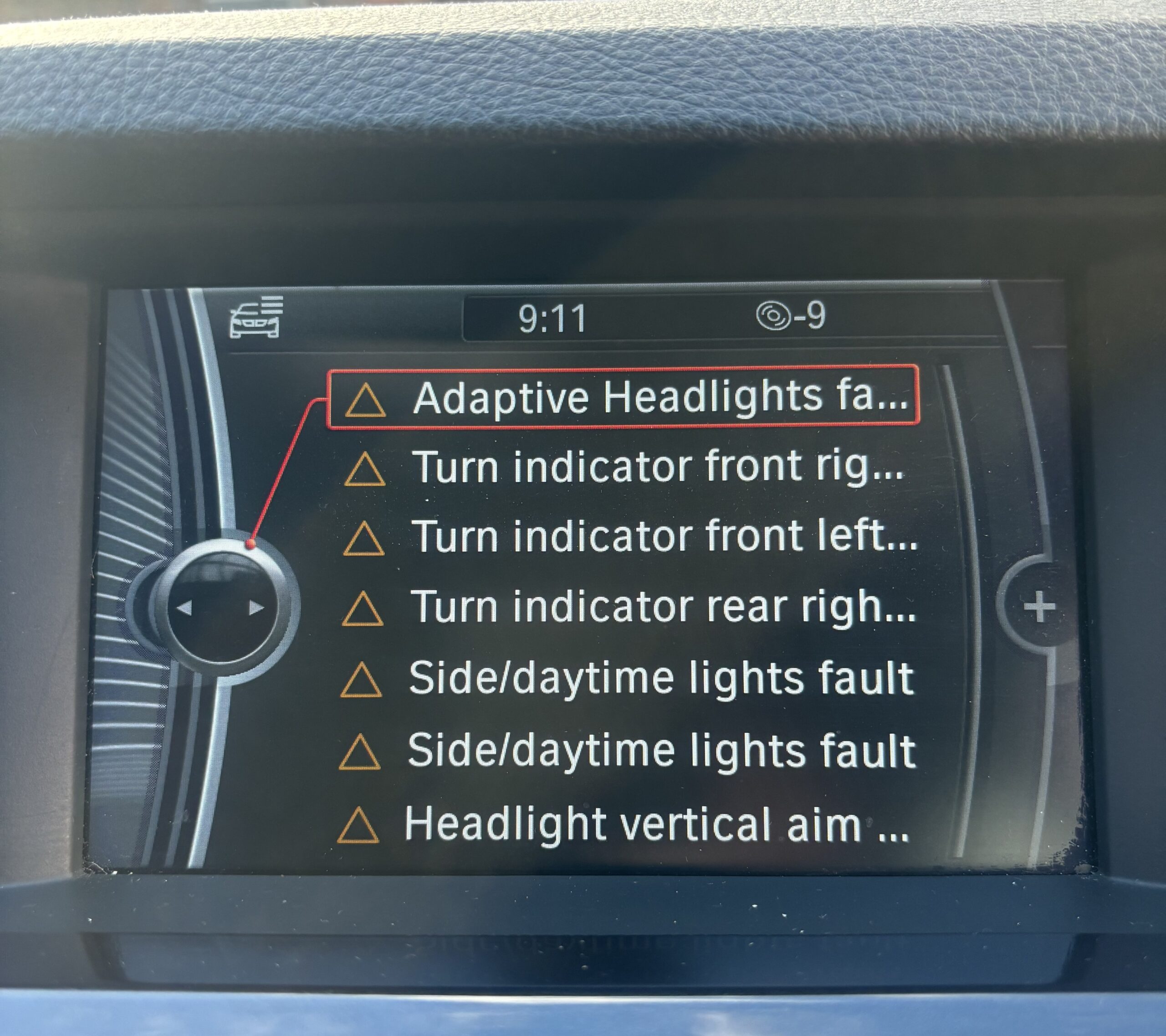 BMW — Condensation, TMS & Coding — faults