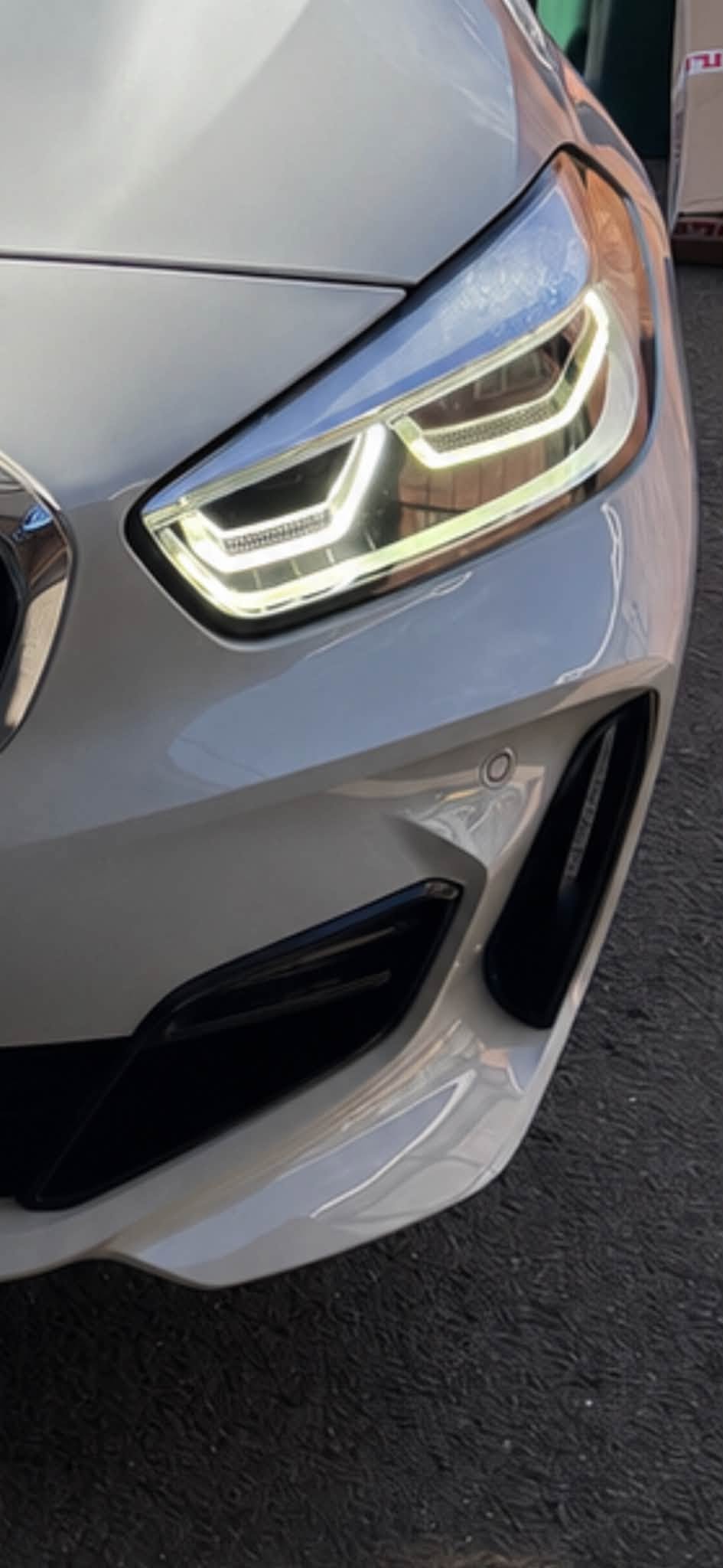 Headlight after repair