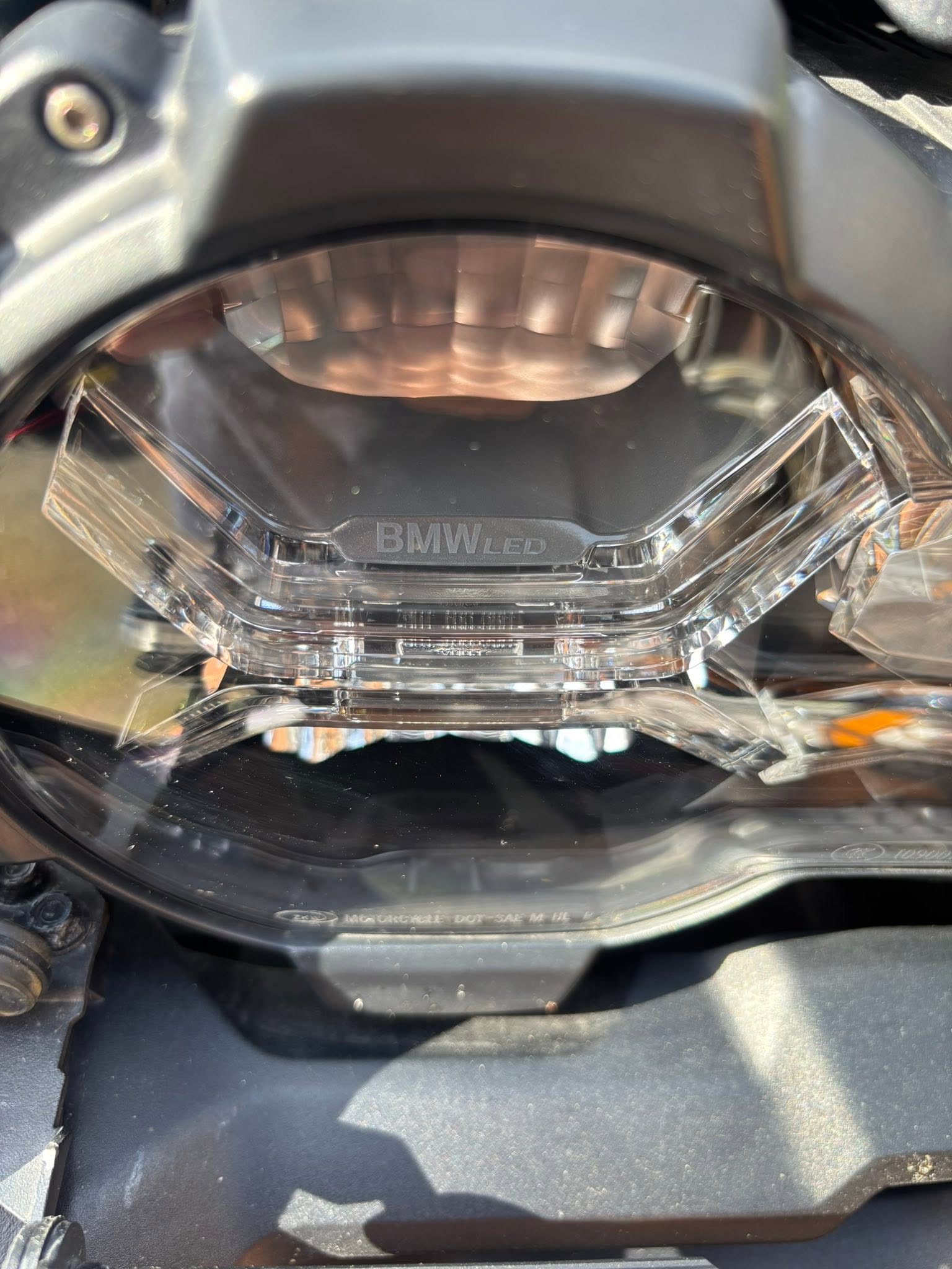 BMW R 1250 GS Adventure — LED Headlight Repair — detail