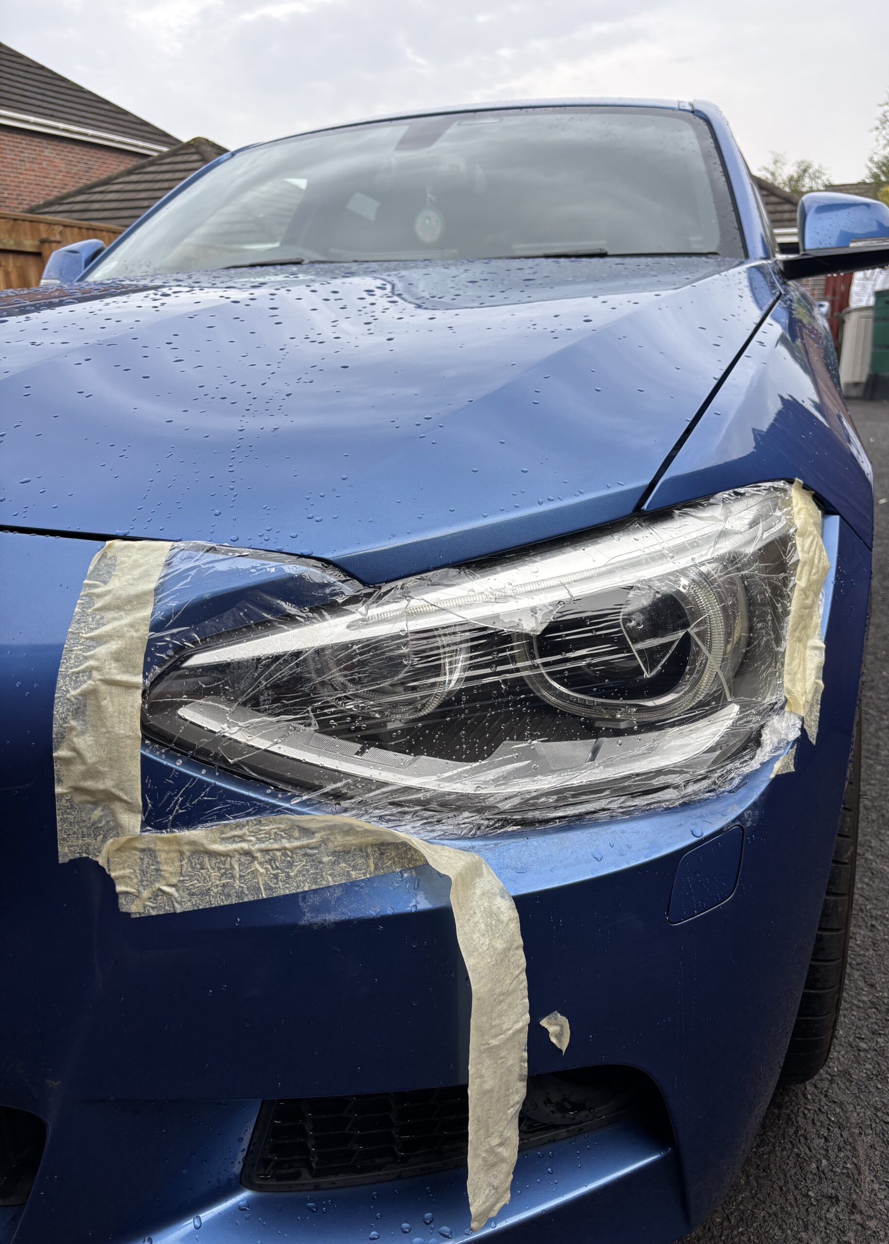 BMW 1 Series — Accident-Damaged Lens — before