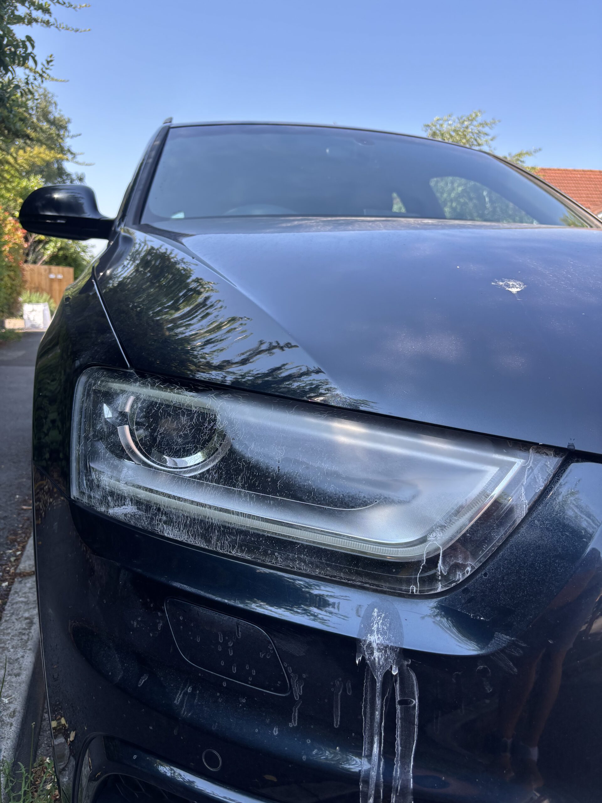 Audi Q3 — Lens Replacement After Failed Polishing — before