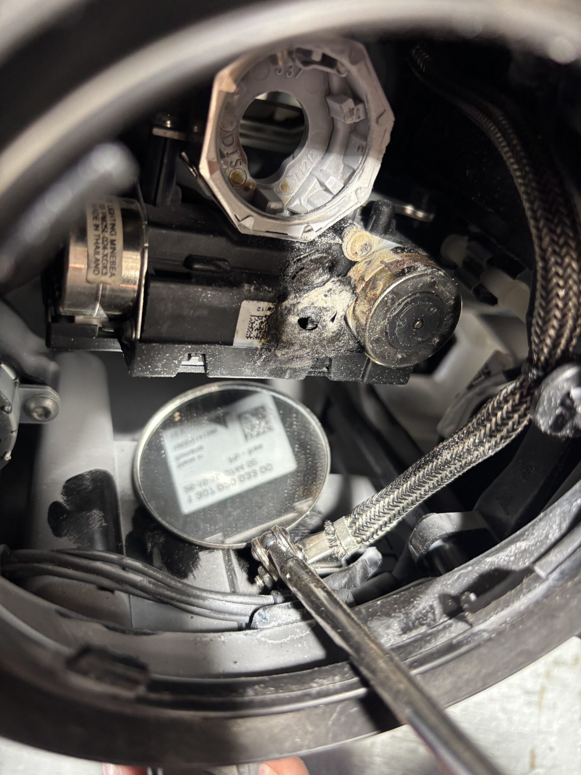 BMW X3 — Burnt Components & Smoke Damage — damage